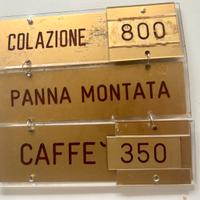 Insegne targhette bar vintage