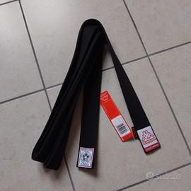 CINTURA NERA OMOLOGATA KAPPA cm.310