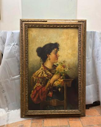 Quadro Ritratto Femminile Fine 800 126x83