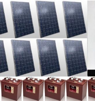 Fotovoltaico 3 kw con accumulo di 10 Kwh
