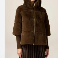 Pelliccia ecologica marrone brand Oltre NUOVA