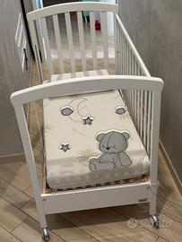 culla con cassetto e luci led e materasso