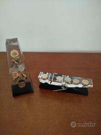 Set Scrivania Vintage Anni '70 in Lucite - Mollett