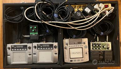 Korg Kaoss pad 1 e 2, Roland Space echo re-20…