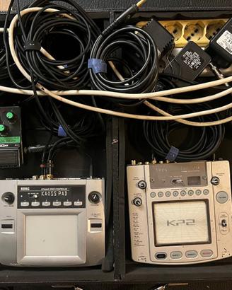 Korg Kaoss pad 1 e 2, Roland Space echo re-20…
