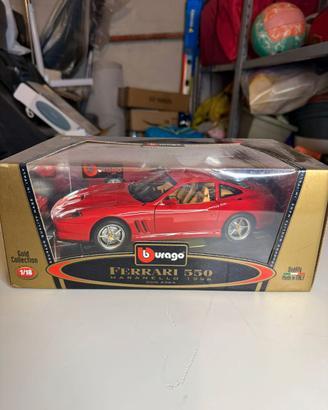 Bburago Ferrari 550 Maranello 1:18 Gold Collection