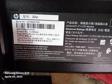 ricambi HP 1CA83AA  ASUS  VA27EHF