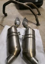 scarichi originali KTM 690 supermotard del 2007