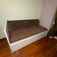 Letto singolo con letto estraibile IKEA