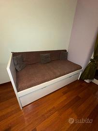 Letto singolo con letto estraibile IKEA