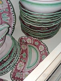 servizio piatti Vietrese