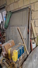 porta in alluminio per magazzino o garage