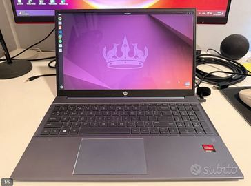 Notebook HP - Ryzen 7 5700U - 16GB RAM - 1TB
