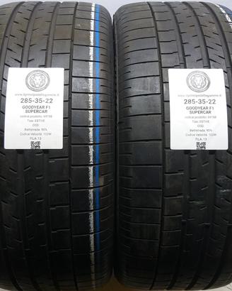 2 GOMME 285 35 22 GOODYEAR A69198