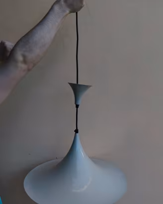 Lampadario a sospensione vintage bianco design