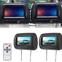 2 Poggiatesta per auto con monitor da 7 pollici