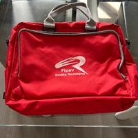 Tucano borsa porta documenti rossa con tracolla