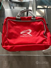 Tucano borsa porta documenti rossa con tracolla