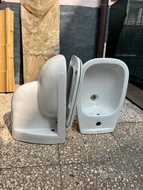 WC e Bidet sospeso Duravit D-Code