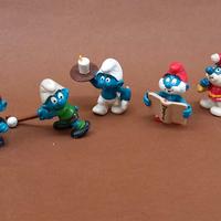 Lotto 5 Puffi Vintage anni 1981/1983