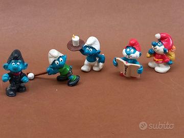 Lotto 5 Puffi Vintage anni 1981/1983