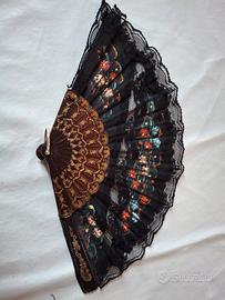 Ventaglio nero pizzo