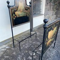 Letti in ferro battuto del 1800