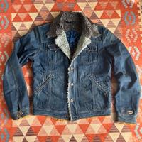 DIESEL vintage trucker jacket imbottitura pelo M