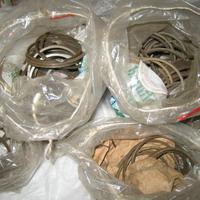 Segmenti moto vintage anni 50/60 (125 pezzi)