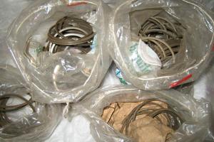 Segmenti moto vintage anni 50/60 (125 pezzi)