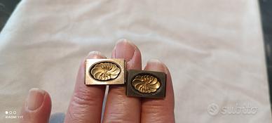 Gemelli argento e oro 