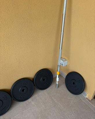 Dischi + bilanciere / 50kg
