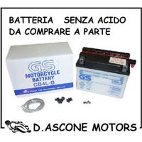 BATTERIA GS YB4L-B SENZA ACIDO ( DA COMPRARE SEPAR