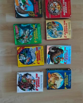 libri" viaggio nel tempo"  (1-8) Geronimo Stilton 