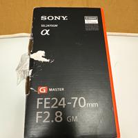 Sony 24-70 G Master  fe 2.8