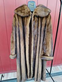 Pelliccia Visone Originale marrone Taglia 48 Donna