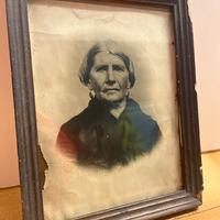 Vecchia cornice in legno