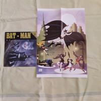 libro fumetto da collezione con poster batman
