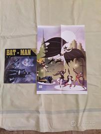 libro fumetto da collezione con poster batman