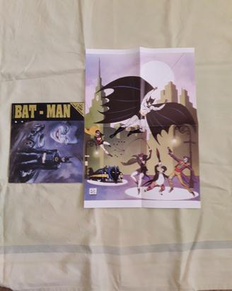 libro fumetto da collezione con poster batman