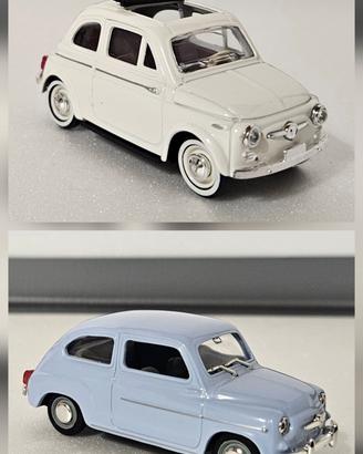 Modellini Fiat 500 e 600