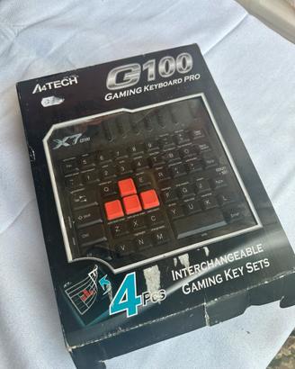 A4Tech X7 G100 Gaming Keyboard Pro USB Nuova