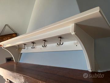 Attaccapanni Mensola da Cucina CM119 X 25CM X 20CM