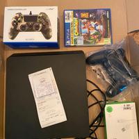 PS4 Slim 500GB + 2 Controller + Crash Bandicoot
