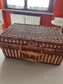 Cesta picnic come nuova
