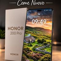 Honor 200 pro 512gb Black come nuovo