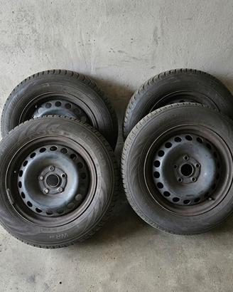 4 cerchi in ferro 15 pollici  5x112  6jX15  VW