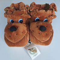 Pantofole imbottite a forma di cane taglia 39-45