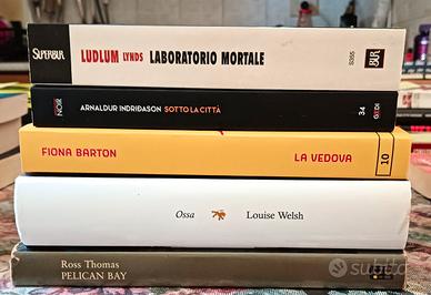 Lotto 5 libri Thriller/Gialli/Noir (Ludlum,Barton