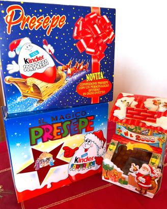 Lotto Natale Kinder Anni 90: 2 Presepi + 1 Diorama
